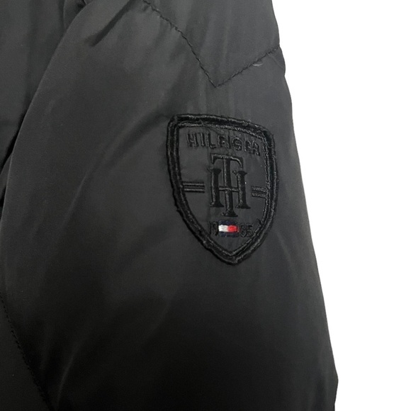 Tommy Hilfiger Black Down Feather Puffer Coat - Picture 6 of 12